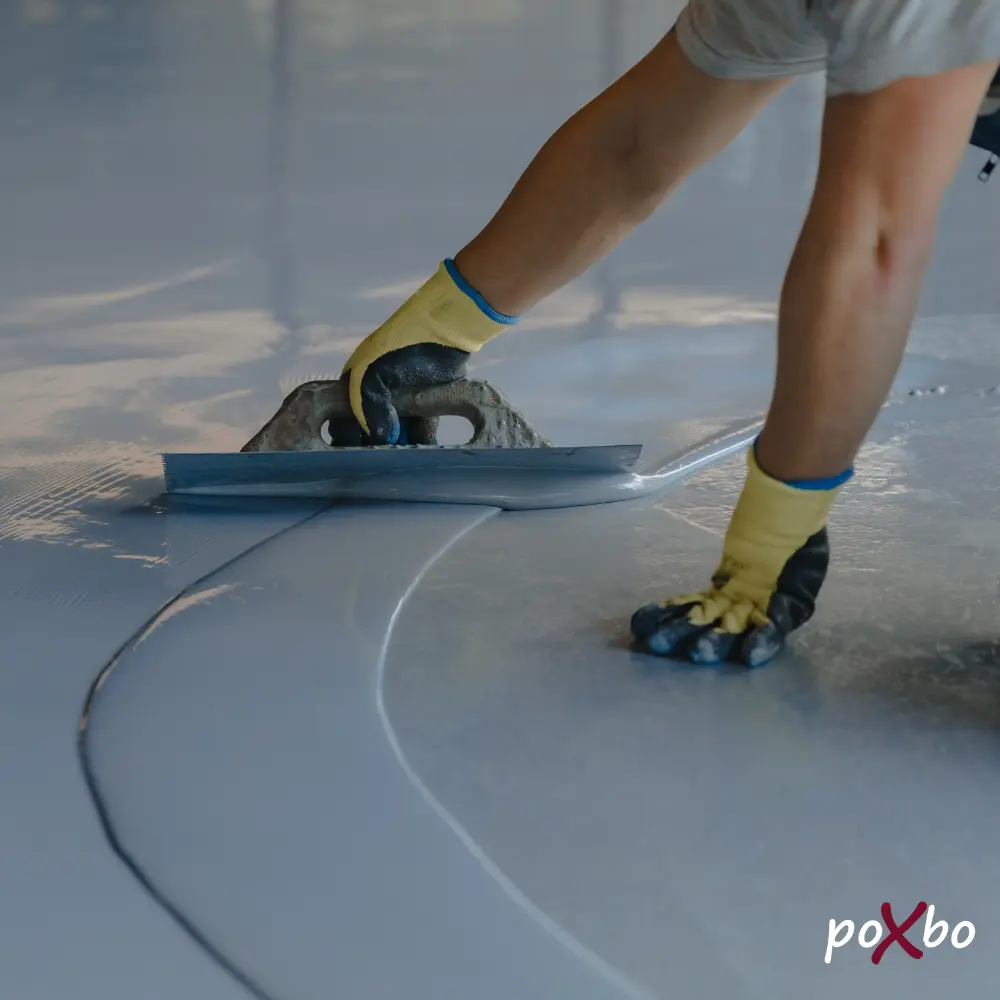 Installation Epoxy Bodenbelag Poxbo